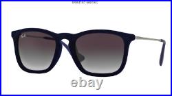 Ray ban Chris RB4187 60818G Bleu Velvet Sunglasses Lunettes de Soleil Oculos Sol