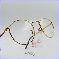 Ray ban Lunettes Femmes Hommes Rond Or Mod. NEW ROUND RB 3637 V 50 Neuf