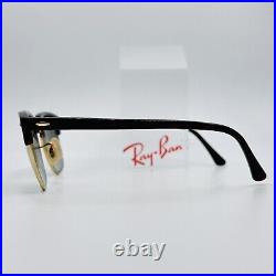 Ray ban Lunettes Hommes Femmes Or Braun RB 3016 990/9J Clubmaster 49 Neuf