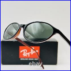 Ray ban Lunettes Hommes Femmes Ovale Noir Braun Bébé Lomb W2959 B&L NOS