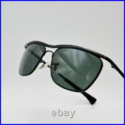 Ray ban Lunettes de Soleil Femme Homme Carré Noir Bébé Lomb W1308 Olympian 2 Dlx