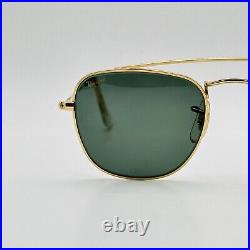 Ray ban Lunettes de Soleil Femme Homme Ovale Or Bébé Lomb W1344 ARISTA B&L NOS