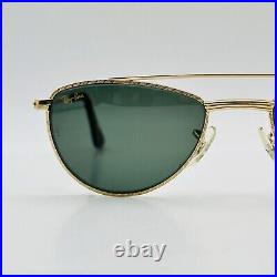 Ray ban Lunettes de Soleil Femme Homme Ovale Or Bébé Lomb W1758 ARISTA B&L Gp