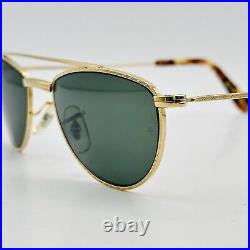 Ray ban Lunettes de Soleil Femme Homme Ovale Or Bébé Lomb W1758 ARISTA B&L Gp