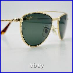 Ray ban Lunettes de Soleil Femme Homme Ovale Or Bébé Lomb W1758 ARISTA B&L Gp