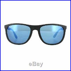 Ray-ban Lunettes de Soleil RB4291 601S55 Noir Miroir Bleu