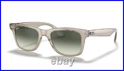 Ray ban Lunettes de Soleil RB4640 644971 50-20 Transparent Gris/Gris Pente