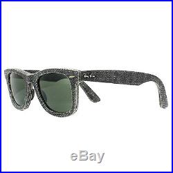 Ray-ban Lunettes de Soleil Wayfarer 2140 1162 Jeans Noir Vert 50mm M