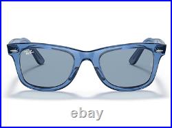 Ray ban Lunettes de Soleil Wayfarer RB2140 658756 50-22 Transparent Bleu