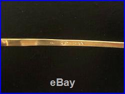 Ray-ban Signet Vintage B&L W0386 Arista 24K Gold 52 19 G15 UV /1993/ AUTHENTIC