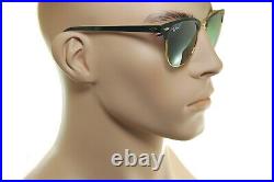 Rayban Clubmaster Métal Polarisé Chromance RB3716 9255G4 51mm Arista or Vert