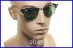 Rayban Clubmaster Métal Polarisé Chromance RB3716 9255G4 51mm Arista or Vert