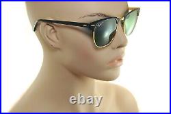 Rayban Clubmaster Métal Polarisé Chromance RB3716 9255G4 51mm Arista or Vert