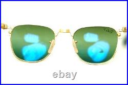 Rayban Clubmaster Métal Polarisé Chromance RB3716 9255G4 51mm Arista or Vert