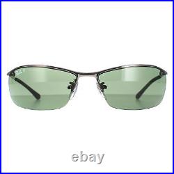 Rayban Lunettes de Soleil Top BAR 3183 Gunmetal Polarisé Vert 004/9A