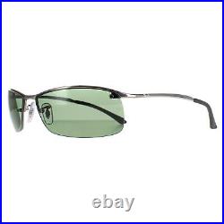 Rayban Lunettes de Soleil Top BAR 3183 Gunmetal Polarisé Vert 004/9A