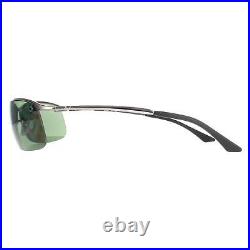 Rayban Lunettes de Soleil Top BAR 3183 Gunmetal Polarisé Vert 004/9A