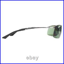 Rayban Lunettes de Soleil Top BAR 3183 Gunmetal Polarisé Vert 004/9A