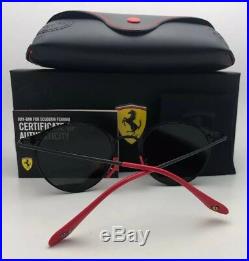 Scuderia Ferrari Ray-Ban Lunettes de Soleil RB 3602-M F022/30 Black & Rouge