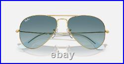 Sunglasses Lunettes Soleil ray ban 3025 001/3M 58 Aviator ray-ban 001 3M Bleu