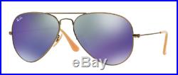 Sunglasses Lunettes de Soleil ray ban 3025 167/68 Bleu Miroir 58 Medium Aviator