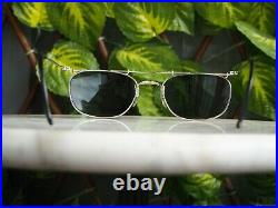 Sunglasses / Lunettes de soleil Ray Ban Bausch & Lomb argentées