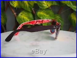 Sunglasses Lunettes de soleil Ray Ban Wayfarer Miroir orange RB 2140 Bordeaux