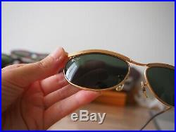 Sunglasses Ray Ban Bausch & Lomb W2568 Oval Gold ORBS PREDATOR Vintage + case
