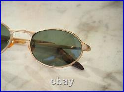 Sunglasses Ray Ban Bausch & Lomb W2840 Oval Gold & tortoise Vintage + case