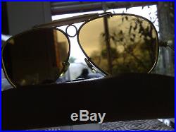 Superbes Ray Ban Aviator B&L Shooter, vintage, rares verres B15