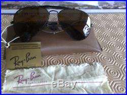 Superbes Ray Ban B&L Aviator ODM, noires, 5814, vintage, rares verres B15