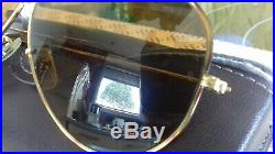 Très rares Ray Ban B&L vintage Aviator shooter tortuga, 6214, verres B15 BL