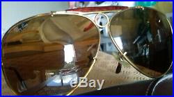 Très rares Ray Ban B&L vintage Aviator shooter tortuga, 6214, verres B15 BL