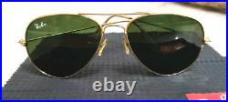 VINTAGE B&L RAY BAN AVIATEUR Original LUNETTES DE SOLEIL Made In Italy