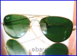 VINTAGE B&L RAY BAN AVIATEUR Original LUNETTES DE SOLEIL Made In Italy