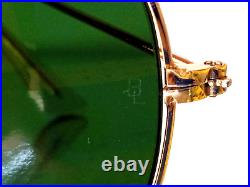 VINTAGE B&L RAY BAN AVIATEUR Original LUNETTES DE SOLEIL Made In Italy