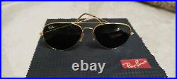 VINTAGE B&L RAY BAN AVIATEUR Original LUNETTES DE SOLEIL Made In Italy