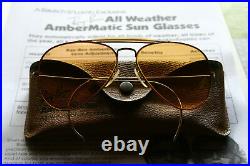VINTAGE BL RAY BAN outdoorsman Ambermatic All weathers 58-14