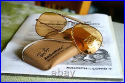 VINTAGE BL RAY BAN outdoorsman Ambermatic All weathers 58-14