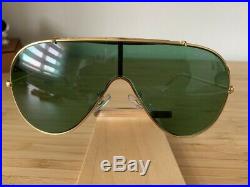 Véritables Bausch & Lomb Ray-Ban Wings lunettes de soleil vintage