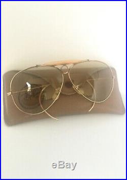 Vintage 1978 NOS Bausch & Lomb Ray Ban Shooters Aviator Sunglasses (USA)