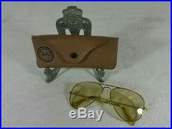 Vintage 2 Paires de lunettes de soleil Ray-ban B&L Aviator 1/30 12K GF LIC 60's