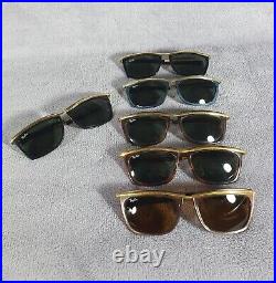 °Vintage 6 sunglasses Ray-Ban Olympian II Bronzelite B-15 G-15 lenses 1980's