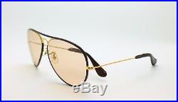 Vintage B&L (Bausch et Lomb) RAY-BAN 62mm Leathers Aviator Sunglasses COLLECTOR