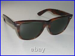 Vintage B&L RAY-BAN L1725 G15 UV Cristal Brillant Mock-Tort Wayfarer 2 Soleil