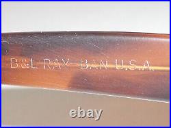 Vintage B&L RAY-BAN L1725 G15 UV Cristal Brillant Mock-Tort Wayfarer 2 Soleil