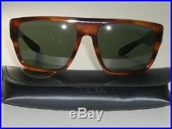 Vintage B&L RAY-BAN W0360 Épais Mock Tortue G15 UV Cristal Drifter