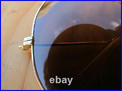 Vintage B&L Ray Ban U. S. A. B15 Orange/Amber Lenses Outdoorsman Aviators