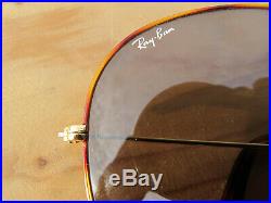Vintage B&L Ray Ban U. S. A. Tortuga Inserts Changeables Aviator Sunglasses