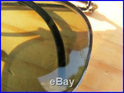 Vintage B&L Ray Ban U. S. A. W1537 Deco Metal Square Silver Arista Sunglasses